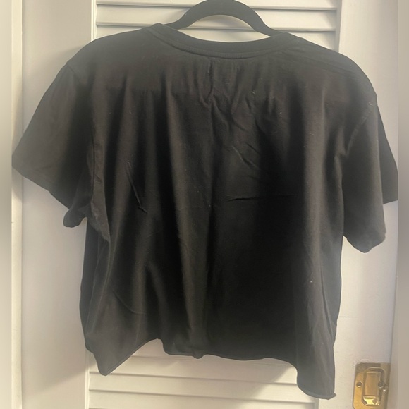 Hot Topic Moon Phases Boxy Girls Crop T-Shirt Like New! Size M Raw hem & Neck - Picture 6 of 10